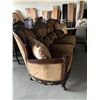 Image 6 : Queen Anne Styled 3 Piece Living Room Suite with sofa & 2 Matching chairs, includes throw cushions