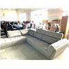 Image 1 : Grey L Shaped Living room Sectional Sofa with adjustable backs