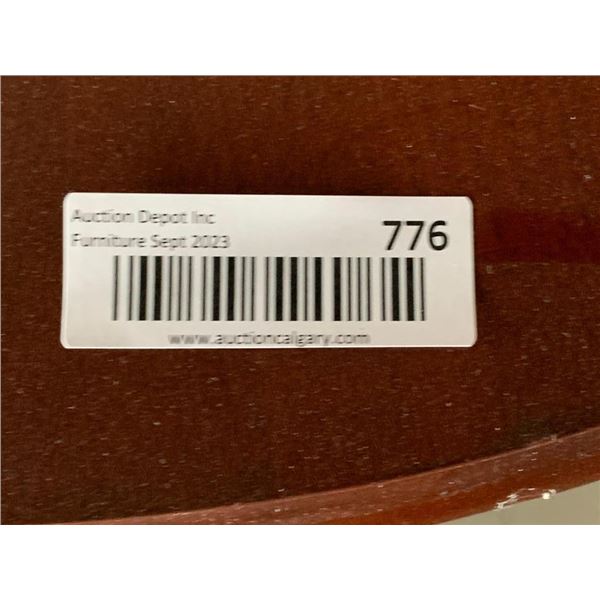 Solid Wood Round Top Occasional Table