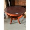 Image 2 : Solid Wood Round Top Occasional Table