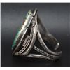 Image 2 : NAVAJO INDIAN SILVER AND TURQUOISE BRACELET