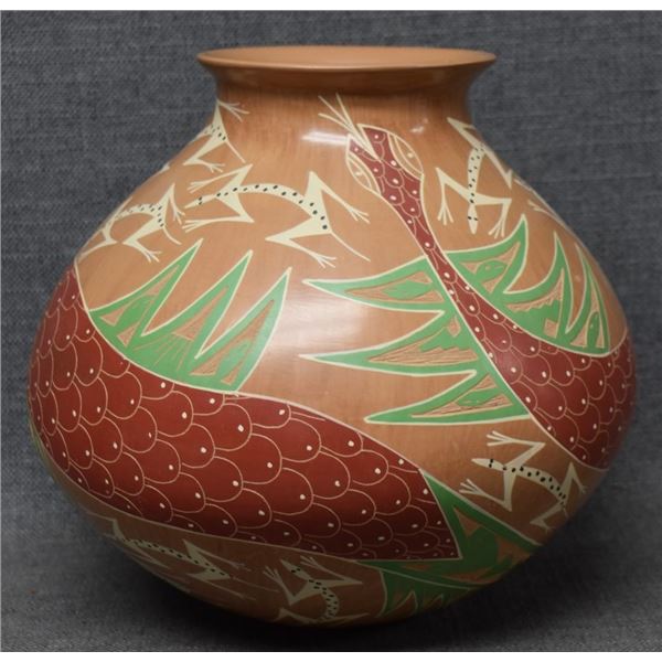 MATA ORTIZ POTTERY OLLA (LUPE SOTO)