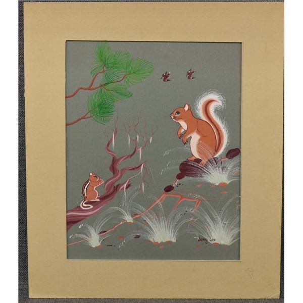 NAVAJO INDIAN PAINTING (JERRY LEE)