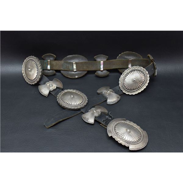 NAVAJO INDIAN CONCHO BELT (G BEGAY)