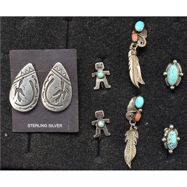 NAVAJO INDIAN EARRINGS