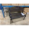 Image 2 : PATIOFLARE BRONZE CAST ALUMINUM 2 SEAT OUTDOOR PATIO BENCH