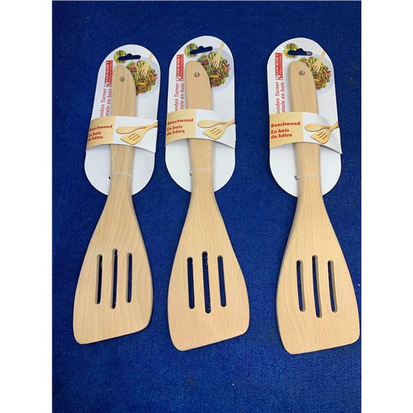 Beechwood Wooden Turners (3ct)