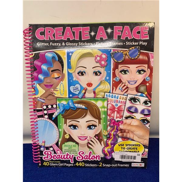 Create-a-Face Activity Book