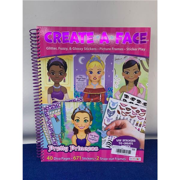 Create-a-Face Activity Book