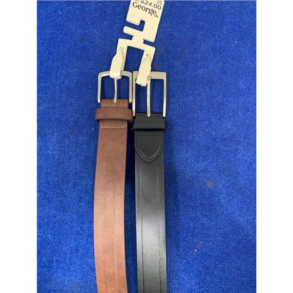George Black and Brown Belt (size 32-34)