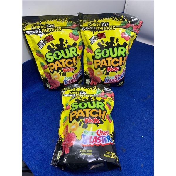 Sour Patch Kids Candy-Cherry Blasters (3 x 355g)