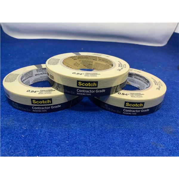 Scotch Contractor Grade Masking Tape (3 ct)