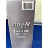 Image 3 : Sylvania Stay-Lit 2 Sets of 100 LED Mini Lights