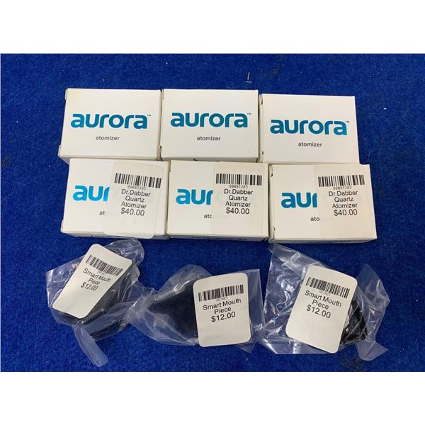 Aurora Dr. Dabber Quartz Atomizer and Smart Mouth Pieces