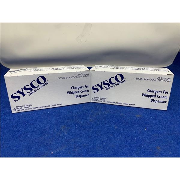 Sysco Chargers for Whipped Cream DIspenser (2 x 24)