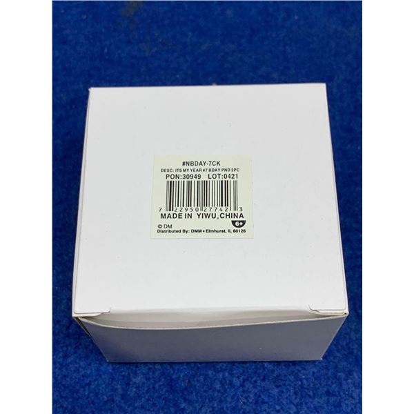 7th Birthday Necklace and Cake Shaped Jewlery Box