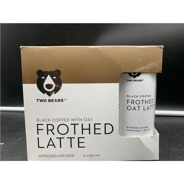 Two Bears Black Coffee with Oat Frothed Latte (6 x 250ml)