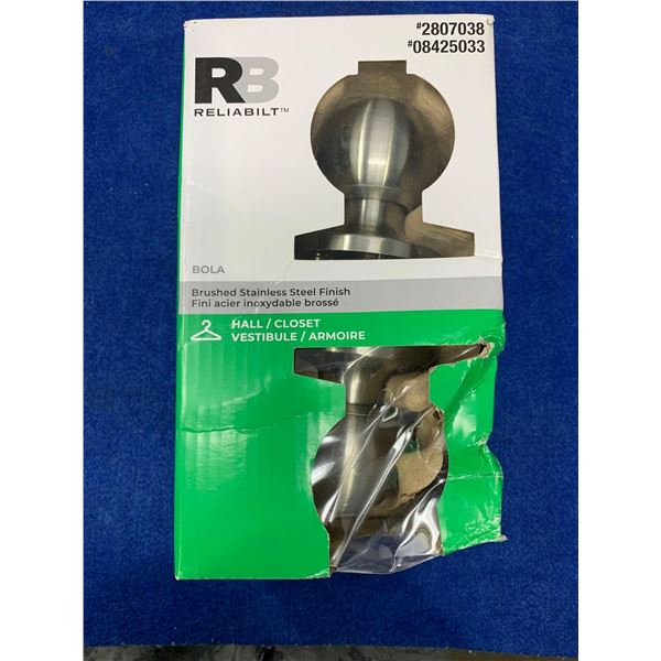 Reliability Brushed Stainless Steel Finish Latch for Hall/Closet