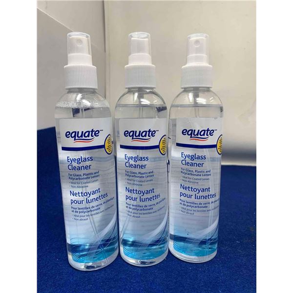 Equate Eyeglass Cleaner (3 x 236ml)