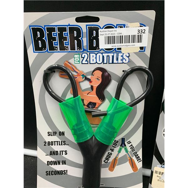 Beer Bong for 2 Bottles
