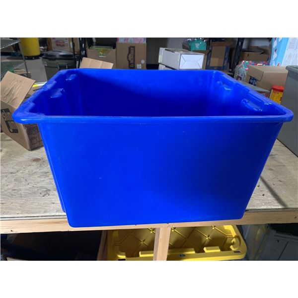 ULINE - Stack and Nest Container -SMALL BLUE