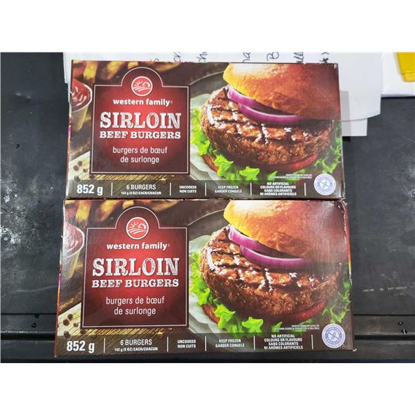 Frozen Western Family Beef Burger 2 x 852g
