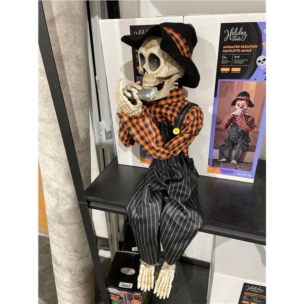 Animated Skeleton with Motion and Sound Size: 33" Tall