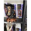 Image 2 : Animated Witch Skeleton with Motion and Sound Size: 33" Tall