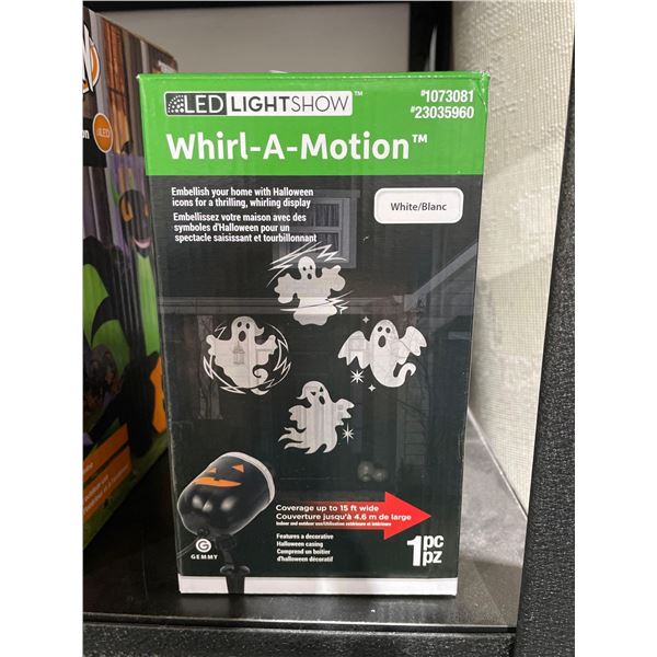 LED Light Show Whirl-A-Motion Projector