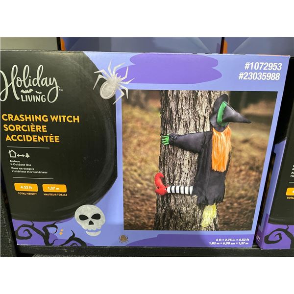 Holiday Living Crashing Witch