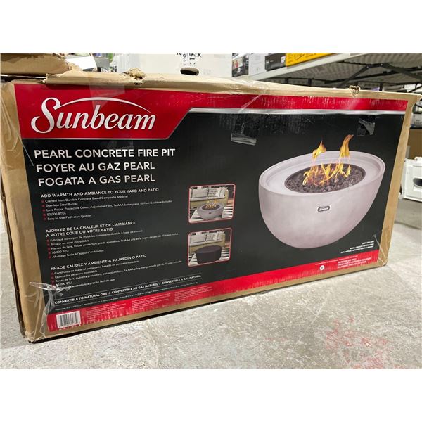 Sunbeam propane or natural gas fire pit
