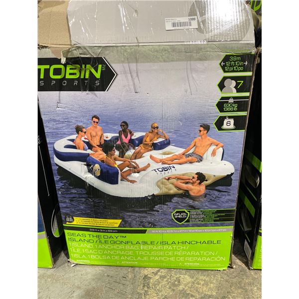 Tobin 6 person Inflatable Floatie--open box as is
