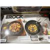 Image 1 : 3 Piece Rock Frying Pan Set Size: 7.9", 10.2", 11.8"