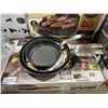 Image 2 : 3 Piece Rock Frying Pan Set Size: 7.9", 10.2", 11.8"