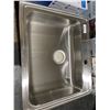 Image 1 : ELKAY Stainless Steel Sink 25" x 21.5" x 5"