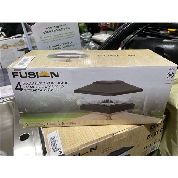 Fusion Solar Fence Post Lights