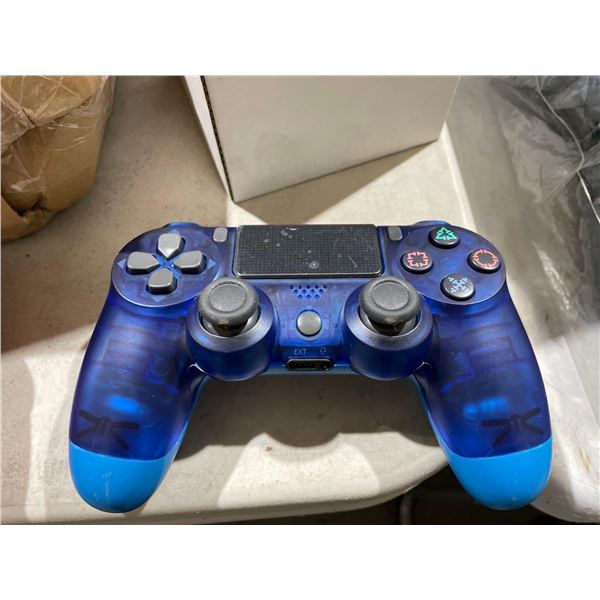 Playstation 4 Red and Blue Controllers