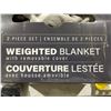 Image 2 : 15lb Weighted Blanket with Removable Cover Size: 48" x 72"