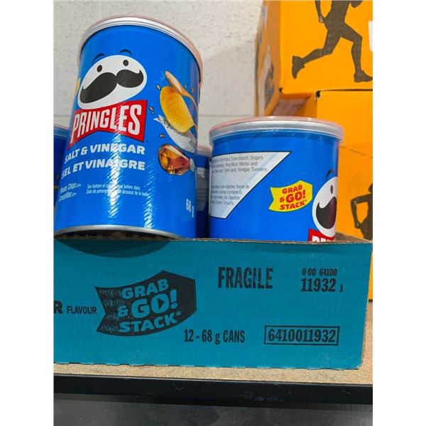 Pringles Salt & Vinegar Grab & Go 12 x 68g Cans