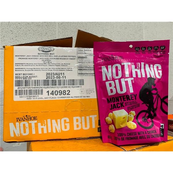 Ivanhoe Nothing But Monterey Jack Cheese Snack 12 x 60g