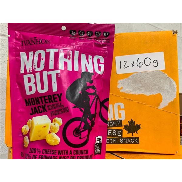 Ivanhoe Nothing But Monterey Jack Cheese Snack 12 x 60g