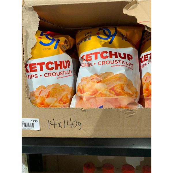 59th Street Ketchup Chips 14 x 140g