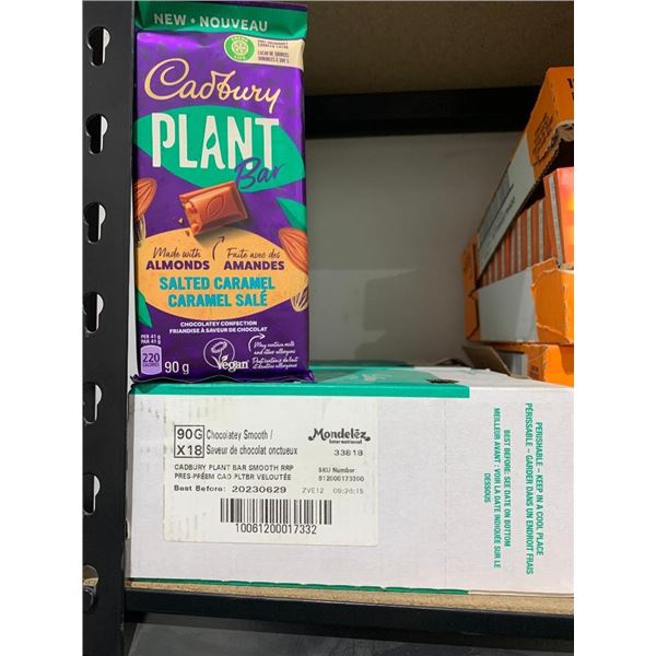 Cadbury Plant Bar Salted Caramel 18 x 90g