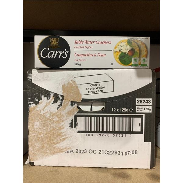 Carr's Table Water Crackers 12 x 125g