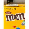 Image 3 : M&M's Milk Chocolate Candies Sharing Size 15 x 200g