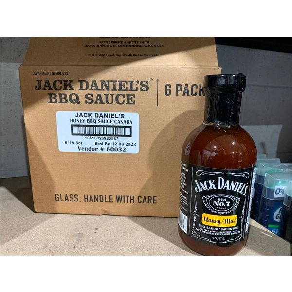 Jack Daniels Honey BBQ Sauce 6 x 473ml