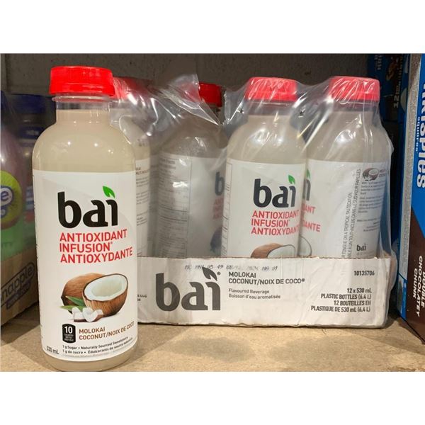 Bai Antioxidant Infusion Molokai Coconut Flavored Beverage 12x530ml