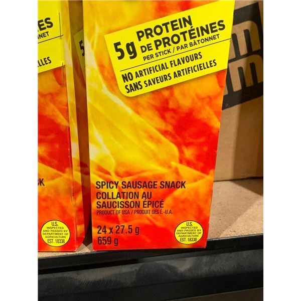 Hot AF Slim Jim Spicy Sausage Snack 48 x 27.5g