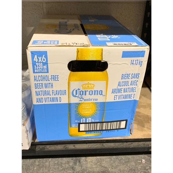 Corona Sunbrew Alcohol Free Beer w/ vitamin D 24 x 330ml