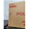 Image 2 : Polar Pro Plastic Forks White 1000 pcs